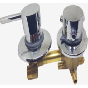 Resim Duşakabin Kompakt Sistem 5 Yollu Duş Bataryası Altın - Krom 