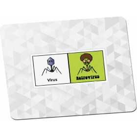 Resim Panorama Ajans Virüs Komik Sticker Mouse Pad 