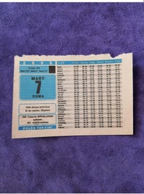 Resim 7 Mart 2008 Takvim Yaprağı - Nostaljik Koleksiyonluk Takvim Yaprağı 