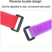 Resim Novahub 10 Adet Kablo Saklama Bandı, Siyah, 25x400mm, Ters Toka Tipi 