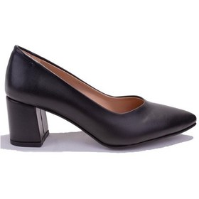 Resim Dagoster Dza07-2681154 Siyah Stiletto Topuklu Kadın Ayakkabı 001 