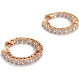 Resim 12 MM SU YOLU HALKA GÜMÜŞ KÜPE 