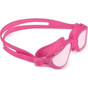 Resim Pro Large Yetişkin Silikon Yüzücü Gözlüğü Buğu Yapmaz Su Geçirmez Uv Korumalı Pembe Deniz Gözlüğü Pembe 