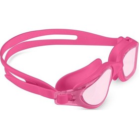 Resim Pro Large Yetişkin Silikon Yüzücü Gözlüğü Buğu Yapmaz Su Geçirmez Uv Korumalı Pembe Deniz Gözlüğü Pembe 