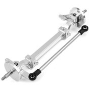 Resim Honmex Metal Sürtücü Olmayan Direksiyon Ekiği - 1/14 Kamyon Modeli İçin Gümüş Renkli Tamir/modifikasyon Parçası 