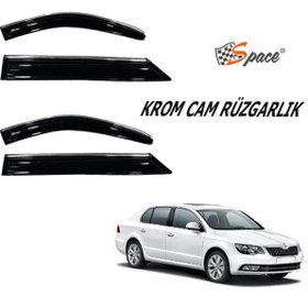 Resim Krom Cam Rüzgarlığı Skoda Superb 2013-2015\u002F Caru420 