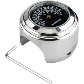Resim 22-25mm Motosiklet Motosiklet Gidon Termometre Fit Harley Honda Yamaha B Diğer 