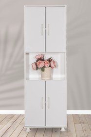 Resim SANDALİE Floransa Fırın Dolabı Çok Amaçlı Kiler Dolabı - Beyaz 