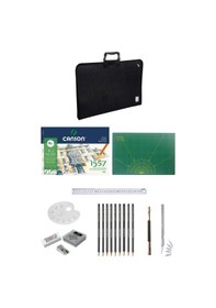 Resim 35x50 Proje Çantası Canson 35x50 cm Defter A3 Kesim Altlığı Conte 