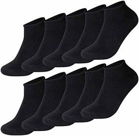 Resim Anthony Jackson 10'lu Kutu BAMBU Premium Dikişsiz Bay - Bayan Sneaker Çorap 