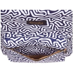 Resim Bloominbag Digi Lab 13-14 İnç Laptop / Macbook Sırt Çantası Mavi - Beyaz 