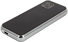 Resim Taşınabilir Çocuk Bar Telefonu, Cep Mini Cep Telefonu, Cep Telefonu Kilidi Açık, Basit Arayüzlü, 32MB + 32MB, Çift Kart Çift Bekleme, Çocuklar Için Hediye (Siyah) 