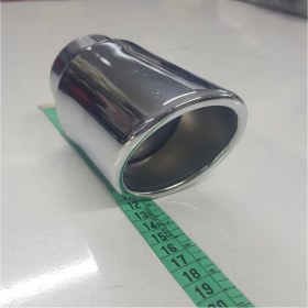 Resim 60 Mm. Egzoz Nikelajı Çıkışı 75 Mm. Önü Kesik Sessiz 