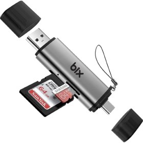 Resim Bix Adp-11 Type-C / USB 3.2 Otg Kart Okuyucu 