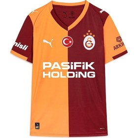 Resim Galatasaray Puma 2025/2026 İç Saha Parçalı Forma 77980901 Sarı - Kırmızı 