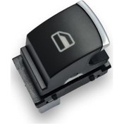 Resim Seat İbiza 2013-17 Sağ Ön Yolcu Kapısı Cam Düğmesi Krom 5K0959855 