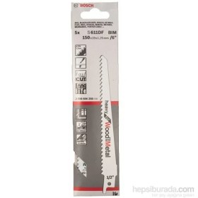 Resim Bosch - Heavy Serisi Ahşap Ve Metal İçin Tilki Kuyruğu Bıçağı S 611 Df - 5'Li Paket 