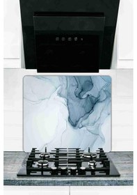 Resim Model 11 Cam Ocak Koruyucu Ve Cam Kesme Tahtası 50 cm X 56 cm Tek 