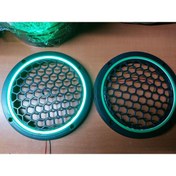 Resim ARSLAN SOUND 20CM MİDRANGE IŞIKLI KAPAK NEO LEDLİ YEŞİL RENK 