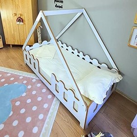 Resim Markaawm Montessori Karyola Çocuk ve Bebek Mdf Yatak Lizbon 100X200 