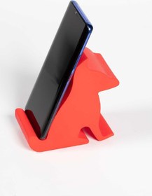 Resim Birlik Sünger Sünger Köpek Masa Üstü Telefon Ve Tablet Tutacağı Kırmızı 10,5x13x6 Cm 
