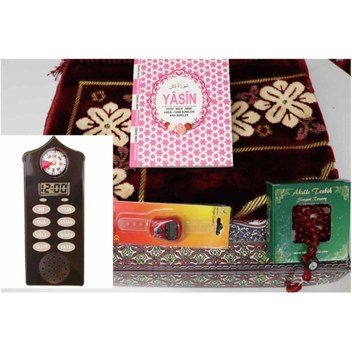 hennadibace Namaz Öğreten Cihaz Seti-2 Sesli Seccade Seti