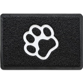 Resim Kedi Kumu Paspası Kıvırcık Kedi Tuvaleti Paspası 40 x 60 CM 