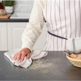 Resim Ikea Hıldegun Kurulama Bezi Kırmızı Beyaz, Çok Renkli 