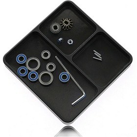 Resim Symbee Evrensel Manyetik Vida Tutucu Tepsisi - Hsp, Redcat, Traxxas, Arrma, Hpı, Axial 1/8 & 1/10 Rc Araçlar İçin 