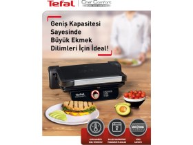 Resim Tefal GC2228 Chef Comfort Tost Makinesi Siyah 