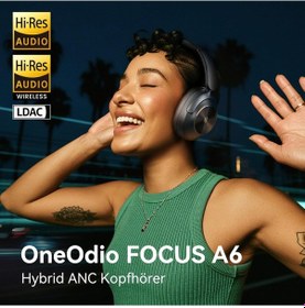Resim OneOdio Focus A6 Bluetooth 6.0 Kulak Üstü Kulaklık 
