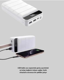 Resim Drnds Çoklu Cihaz Uyumlu Led Ekranlı 50000 Mah Powerbank Çok Renkli 