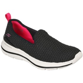 Resim Skechers GO WALK STRETCH FIT-WICKER SUNSET KADIN SPOR AYAKKABI 124398 124398-BKHP 