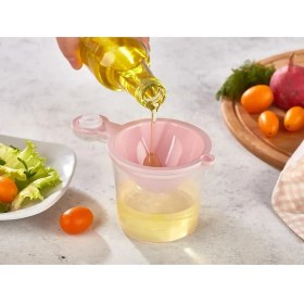 Resim 5 In 1 Süzgeç - Huni - Limon Sıkacağı - Yumurta Akı Ayırıcı Hazneli Mutfak Aparatı 
