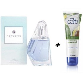 Resim Avon Perceive Kadın Parfüm Edp 50 ml+ Care Avokado Yağı Içeren El Kremi 75 ml 