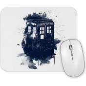 Resim Baskı Dükkanı Doctor Who Tardis Splash Style Mouse Pad 