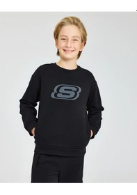Resim Skechers Sk232065-001 B Essential Crew Neck Erkek Çocuk Sweatshirt renkli 