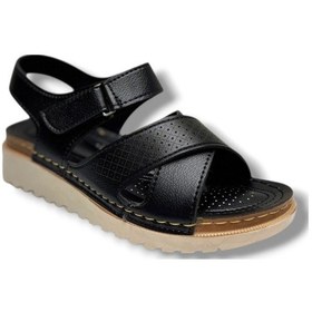 Resim Perla 3503-26 Cilt Ultra Soft Anatomik Kadın Sandalet Siyah 