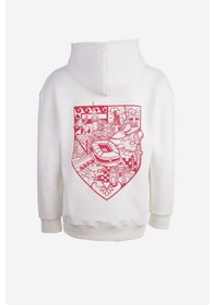 Resim Samsunspor Football Clup Baskılı Kapüşonlu Oversıze Sweat Ekru 