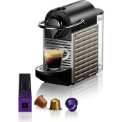 Resim Nespresso C61 Pixie Titan Kahve Makinesi, Gümüş 