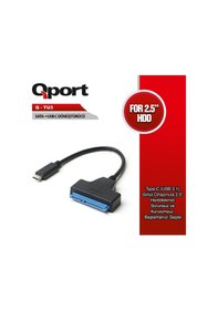 Resim Qport (Q-Tu3) Usb3.1 Type-C To Sata Cevırıcı 