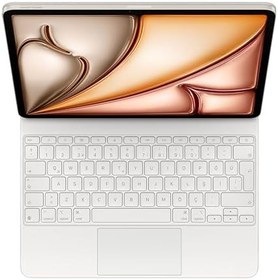 Resim Apple 13 inç iPad Air (M3) için Magic Keyboard Kılıf, Harika Yazma Deneyimi, Yerleşik Trackpad, Türkçe Q Klavye - Beyaz ​​​​​​​ 