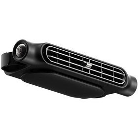 Resim Araba Kafalık Soğutma Hava Fanı 3 Hızları Ayarlanabilir Araba Koltuğu Soğutma Fanı Usb Black 