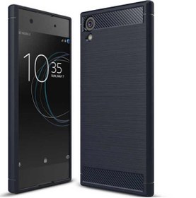 Resim Sony Xperia XA1 Uyumlu Kılıf Room Silikon Kapak Lacivert 