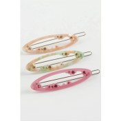 Resim Ronanna Oval Taşlı Klipsli Toka 