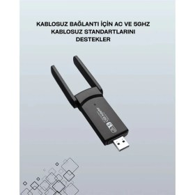 Resim Shopwave USB Wifi Adaptör – 1200 Mbps Hız 