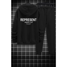 Resim Trendypassion Unisex Represent Baskılı Eşofman Takımı 