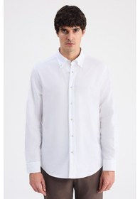 Resim D'S Damat Ds Damat Comfort Beyaz Oxford Gömlek 6hc02hd11304m Çok Renkli 