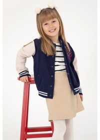 Resim U.S. Polo Assn. Kız Çocuk Lacivert Bomber Kolej Ceket 50298491-VR033 