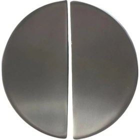 Resim 4716 Yarım Daire Kulp Oval Füme Renk Tek Adet 16 mm Füme Tek Ebat SSY4716 0016 Bbn 